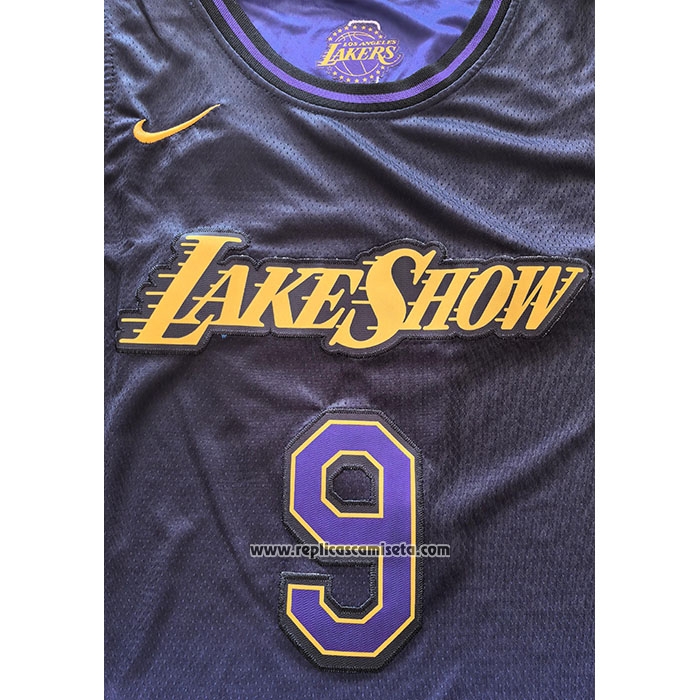 Camiseta Los Angeles Lakers James JR. #9 Ciudad 2024-25 Violeta
